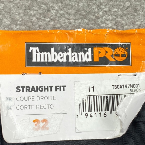 Timberland PRO Mens Black Flex Ripstop Utility Work Shorts Straight Fit W32 - Picture 6 of 9